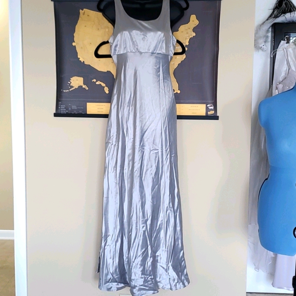 Silver Prom dress or bridesmaid